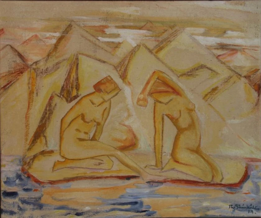 1894-Theodor Steinkühler - Le bagnanti